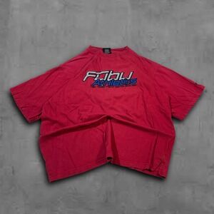 Y2K Oversized Red FUBU Vintage Streetwear HipHop Tee
